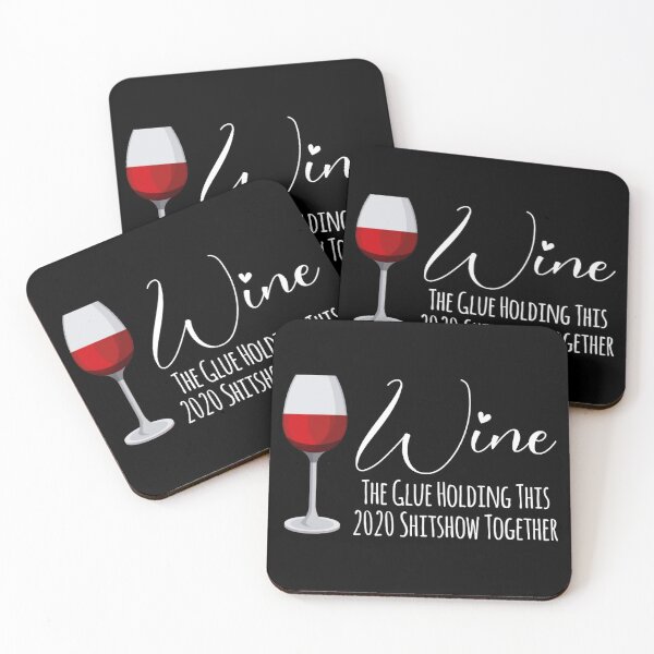 Item preview, Wine The Glue Holding This 2020 Shitshow Together Gifts For Men and Women, Gift Halloween Day, Thanksgiving, Christmas Day designed and sold by DaliAlimentos.