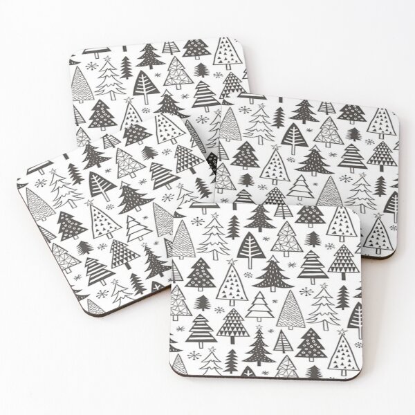 Item preview, black trees pattern designed and sold by Madison Elizabeth.