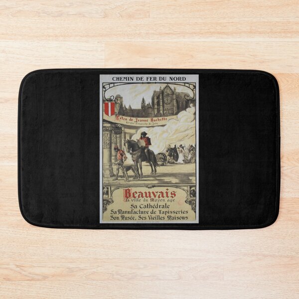 Item preview, Beauvais retro poster designed and sold by CorasPosters.