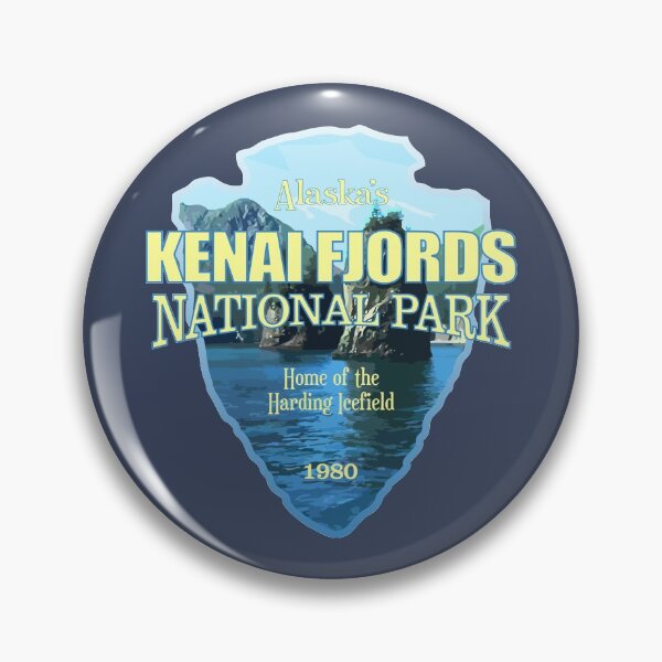 Item preview, Kenai Fjords National Park (arrowhead) designed and sold by curranmorgan.