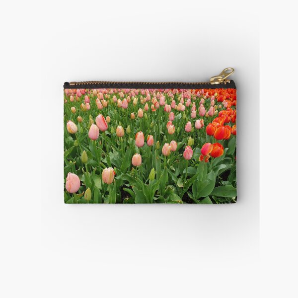 Item preview, Tulip field - beautiful flowers - red and pink designed and sold by MerchActually.