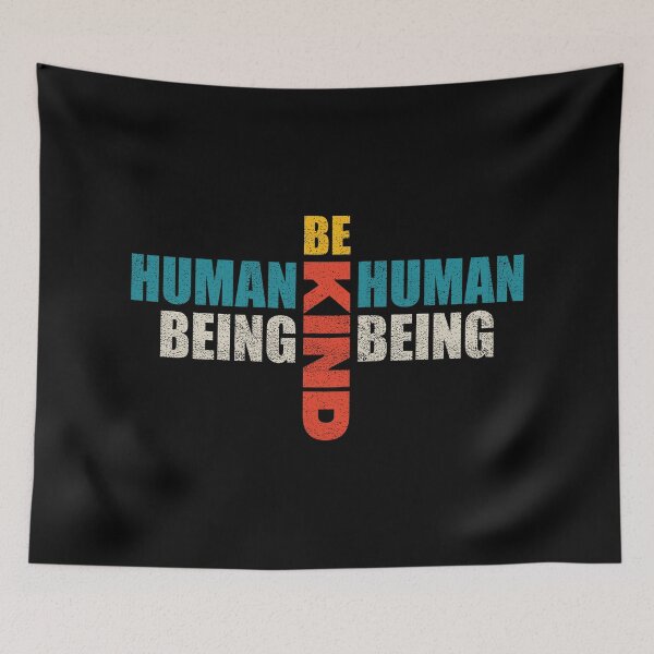 Item preview, Retro vintage Be Kind Human Being designed and sold by OdmiDesign.