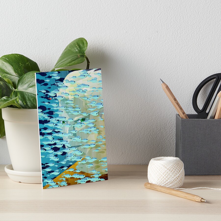 Swimming With Feeshes | Art Board Print