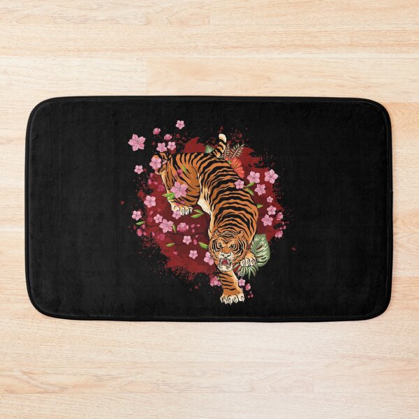 Item preview, Tiger Japanese Cherry Blossom Flowers Asian Style Art Design designed and sold by NomYen ..