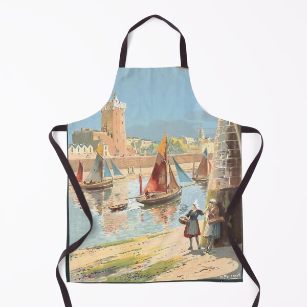 Item preview, Sables d Olonne retro poster designed and sold by CorasPosters.