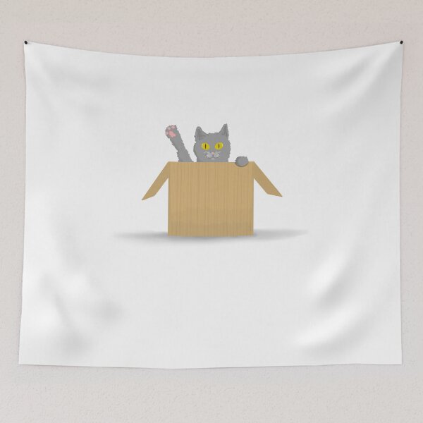 Item preview, Cat in a box designed and sold by TallTree.