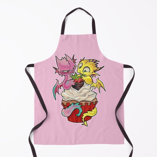 Item preview, Strawberry thief cupcake dragons designed and sold by ArtOfBianca.