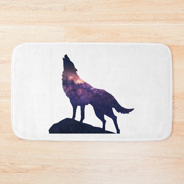 Item preview, Wolf Howling Galaxy space silhouette designed and sold by Lukasc.