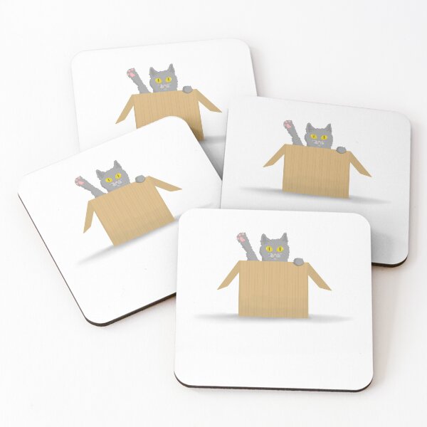 Item preview, Cat in a box designed and sold by TallTree.