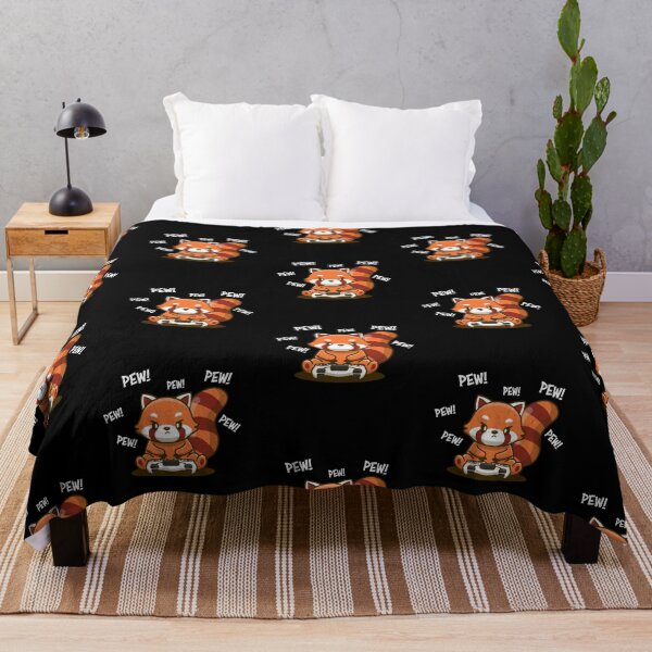 Red Panda Throw Blanket