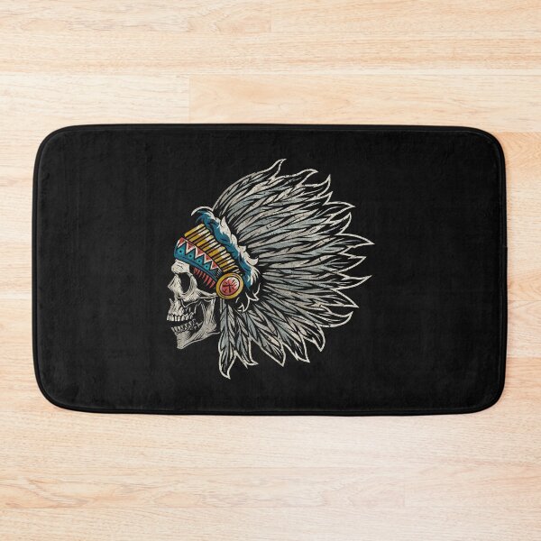 Item preview, Native American Indian Chief Indigenous Headdresses Motorcycle Art Design designed and sold by NomYen ..