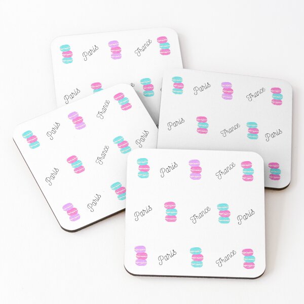 Item preview, Cute Macaroons | Paris | France Pattern designed and sold by LiveAndGlow.