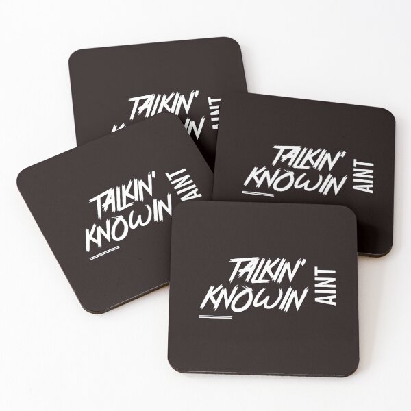 Item preview, Talkin' Aint Knowin  designed and sold by BLAKVERSE DESIGNS.