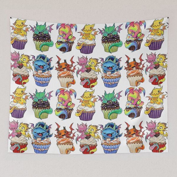 Item preview, Cupcake dragons designed and sold by ArtOfBianca.