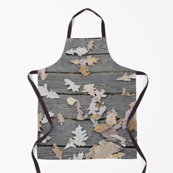 Item preview, Brown Oak Leaves on Board Walk designed and sold by Susie Kramer.