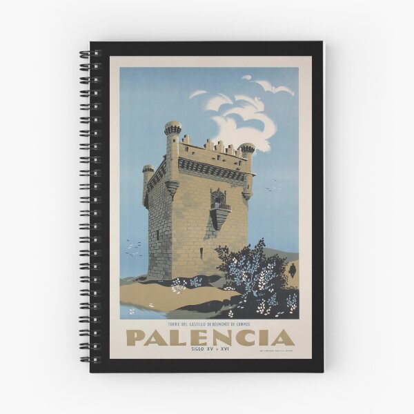 Item preview, Palencia retro poster designed and sold by CorasPosters.