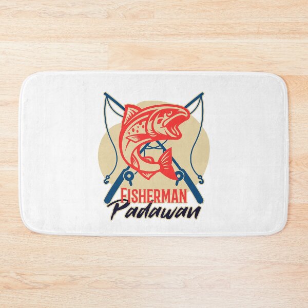 Item preview, Fisherman Padawan - Crossed Fishing Rods designed and sold by Kaos Urbanwear.