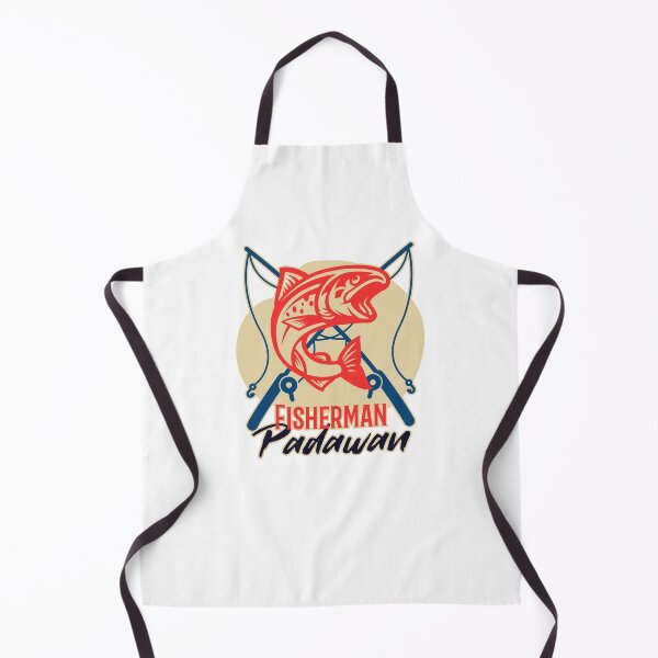 Item preview, Fisherman Padawan - Crossed Fishing Rods designed and sold by Kaos Urbanwear.