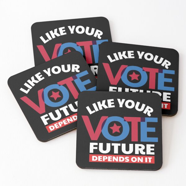 Item preview, VOTE - LIKE YOUR FUTURE DEPEND ON IT designed and sold by WordsmithNerd.