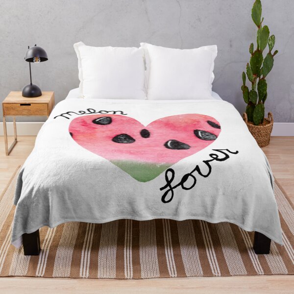 Item preview, Melon Lover with Watercolor Watermelon Heart designed and sold by LovenLaughter.