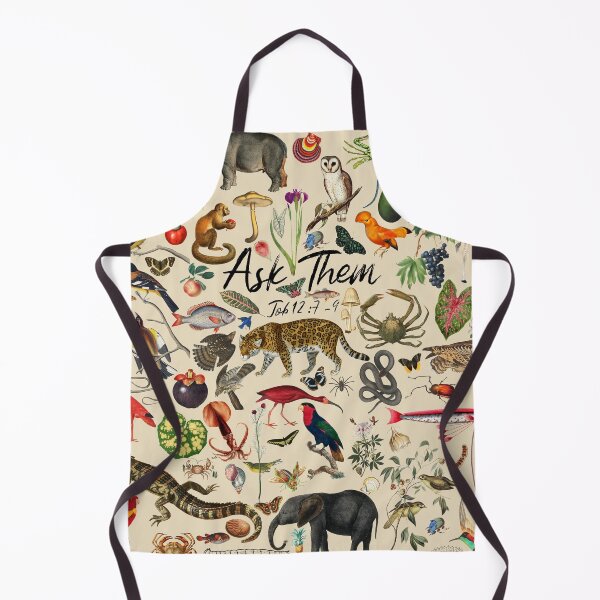 Item preview, Ask Them, Job 12:7-9, Wild print designed and sold by MizarWitnessCo.