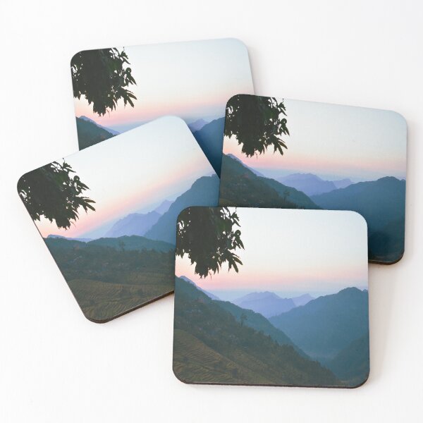 Item preview, Aesthetic pastel sky and the mountains designed and sold by Mariolangstieh.