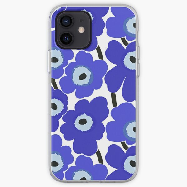 Marimekko blue design iPhone Soft Case