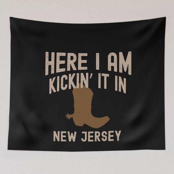 Item preview, Pateando en Nueva Jersey - Botas de rodeo vaquero occidental designed and sold by LushCatDesign.