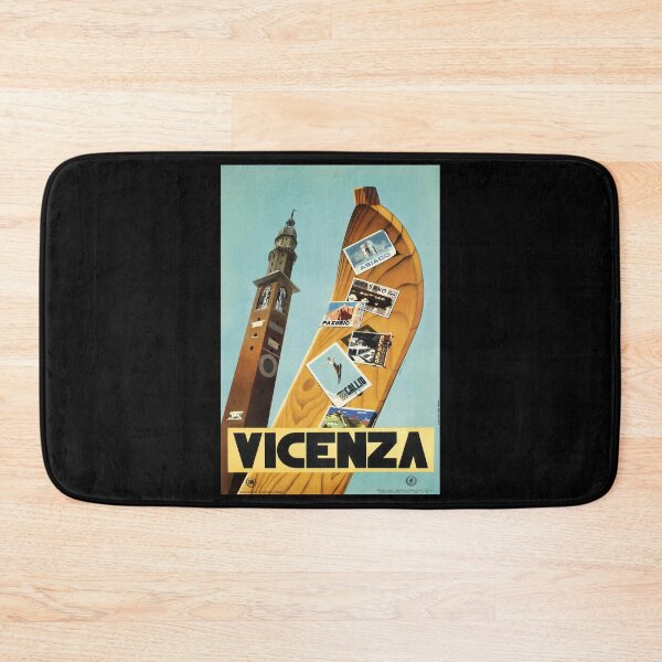 Item preview, Vicenza retro poster designed and sold by CorasPosters.