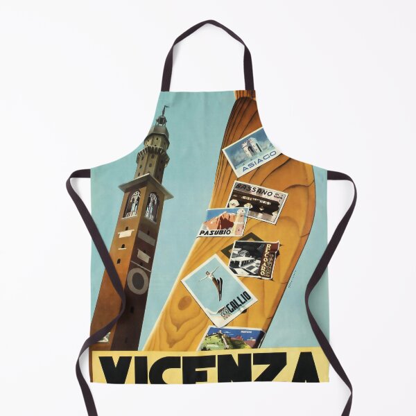 Item preview, Vicenza retro poster designed and sold by CorasPosters.