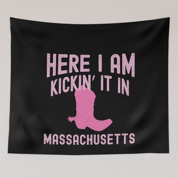 Item preview, Kicking It In Massachusetts - Cowgirl Western Rodeo Boots designed and sold by LushCatDesign.