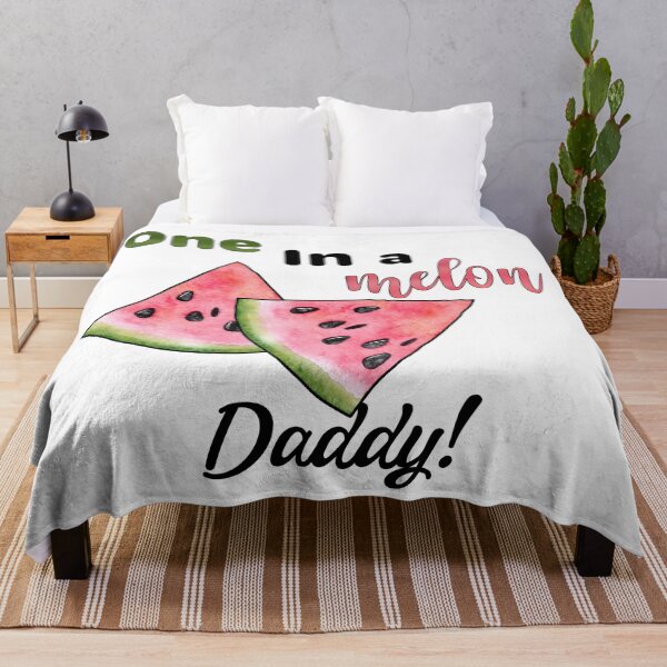 Item preview, One in a Melon Daddy with Watercolor Watermelon Slices designed and sold by LovenLaughter.