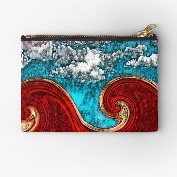 Red Tide Zipper Pouch