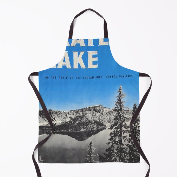 Item preview, Crater Lake retro poster designed and sold by CorasPosters.