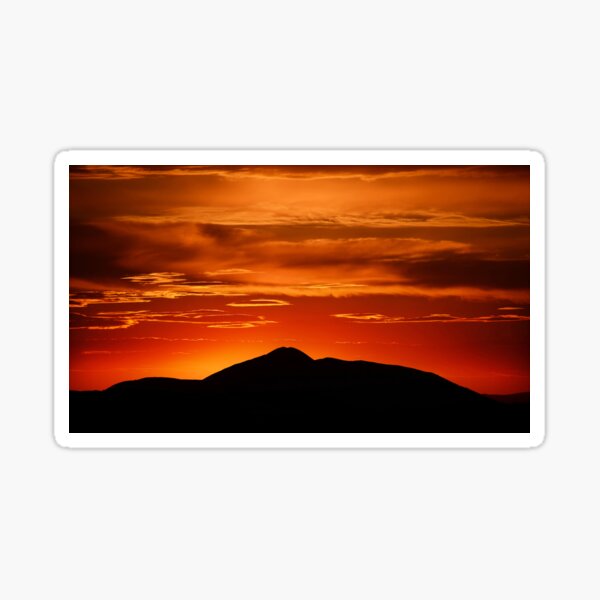 Item preview, Fire smoke sunset, Mt. Feathertop designed and sold by Kevin McGennan.