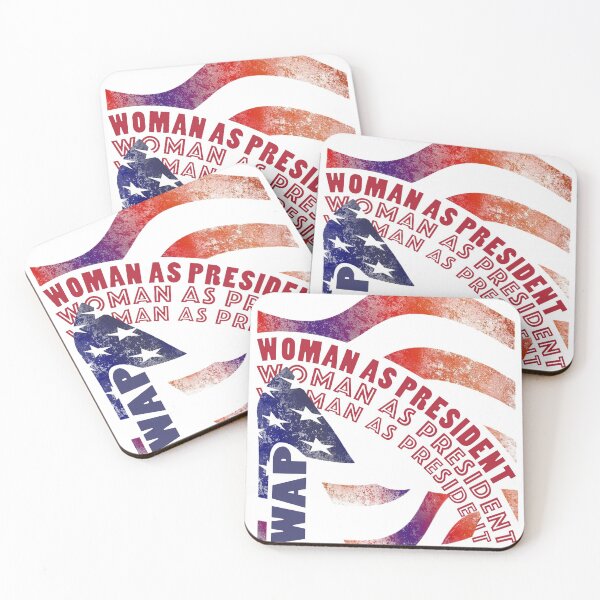 Item preview, Woman as President US Flag Pump High Heel Red Text designed and sold by iketo90.