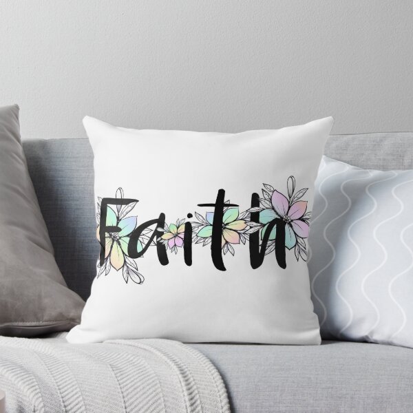 Item preview, Faith Flower Sticker designed and sold by Nicole Berardi.