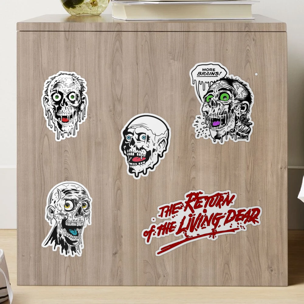 Return of the Living Dead Tarman Stickers Bundle Sticker for Sale