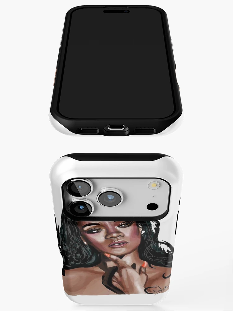 Thumbnail 3 of 4, iPhone Case, digital portrait designed and sold by camilaameri.