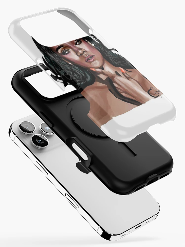Thumbnail 2 of 4, iPhone Case, digital portrait designed and sold by camilaameri.