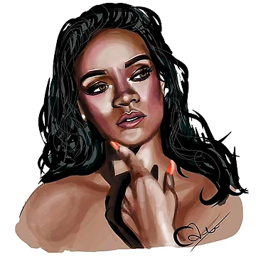 Artwork thumbnail, digital portrait by camilaameri