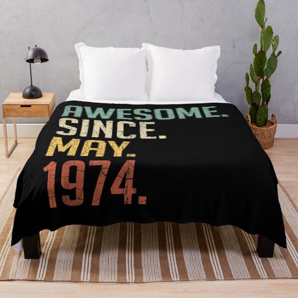 Item preview, Awesome Since May 1974 47th Birthday Gift 47 Years Old Vintage May 1974 designed and sold by Takatv.