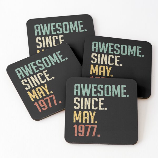 Item preview, Awesome Since May 1977 44th Birthday Gift 44 Years Old Vintage May 1977 designed and sold by Takatv.