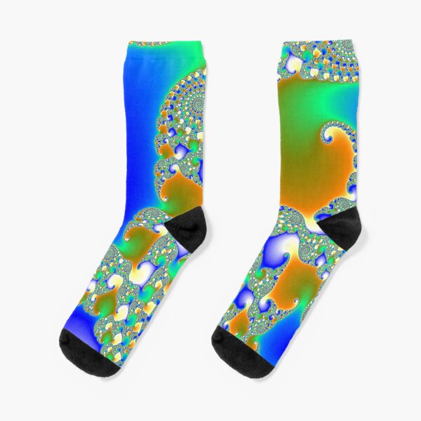 Galaxy: Mandelbrot Fractal! Socks