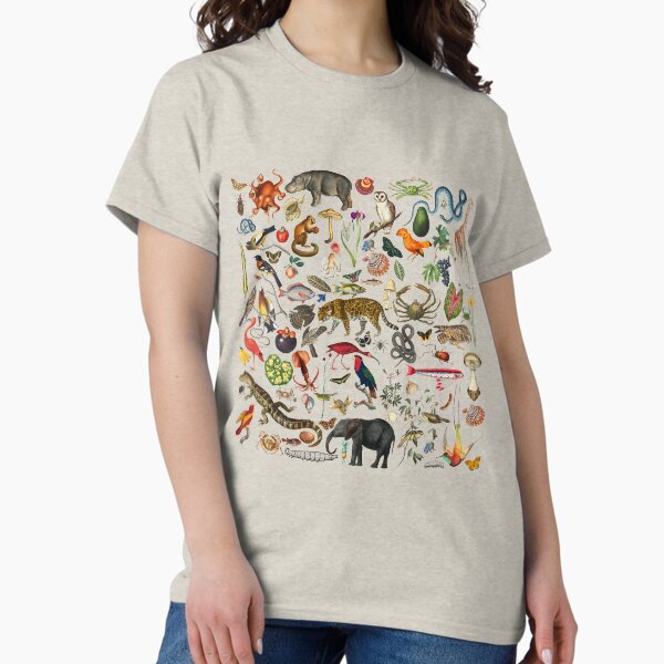 Vista previa del artículo con la obra «LIFE, diseño de animales salvajes», diseñado y vendido por MizarWitnessCo.