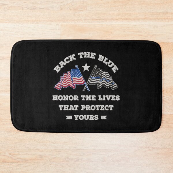 Item preview, Back The Blue USA And Thin Blue Line Police Flag designed and sold by NomYen ..