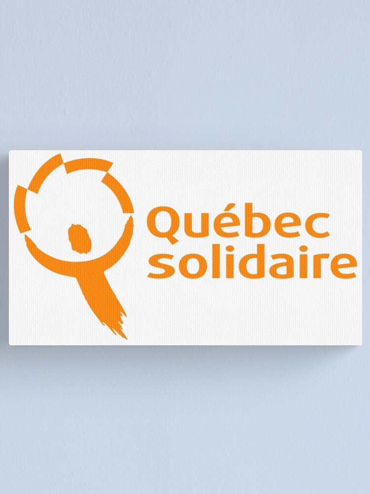 Alternate view of Québec solidaire Canvas Print