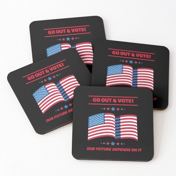 Item preview, GO OUT AND VOTE - OUR FUTURE DEPEND ON IT designed and sold by WordsmithNerd.