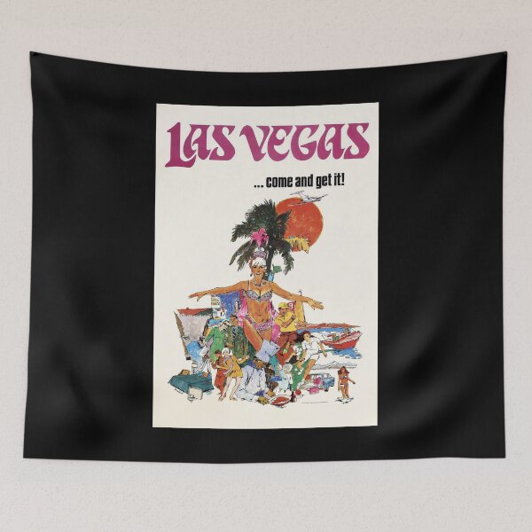 Item preview, Las Vegas retro poster designed and sold by CorasPosters.