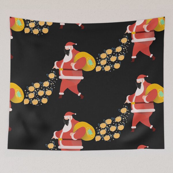 Item preview, Santa Claus Distributing Masks designed and sold by FashionN5.